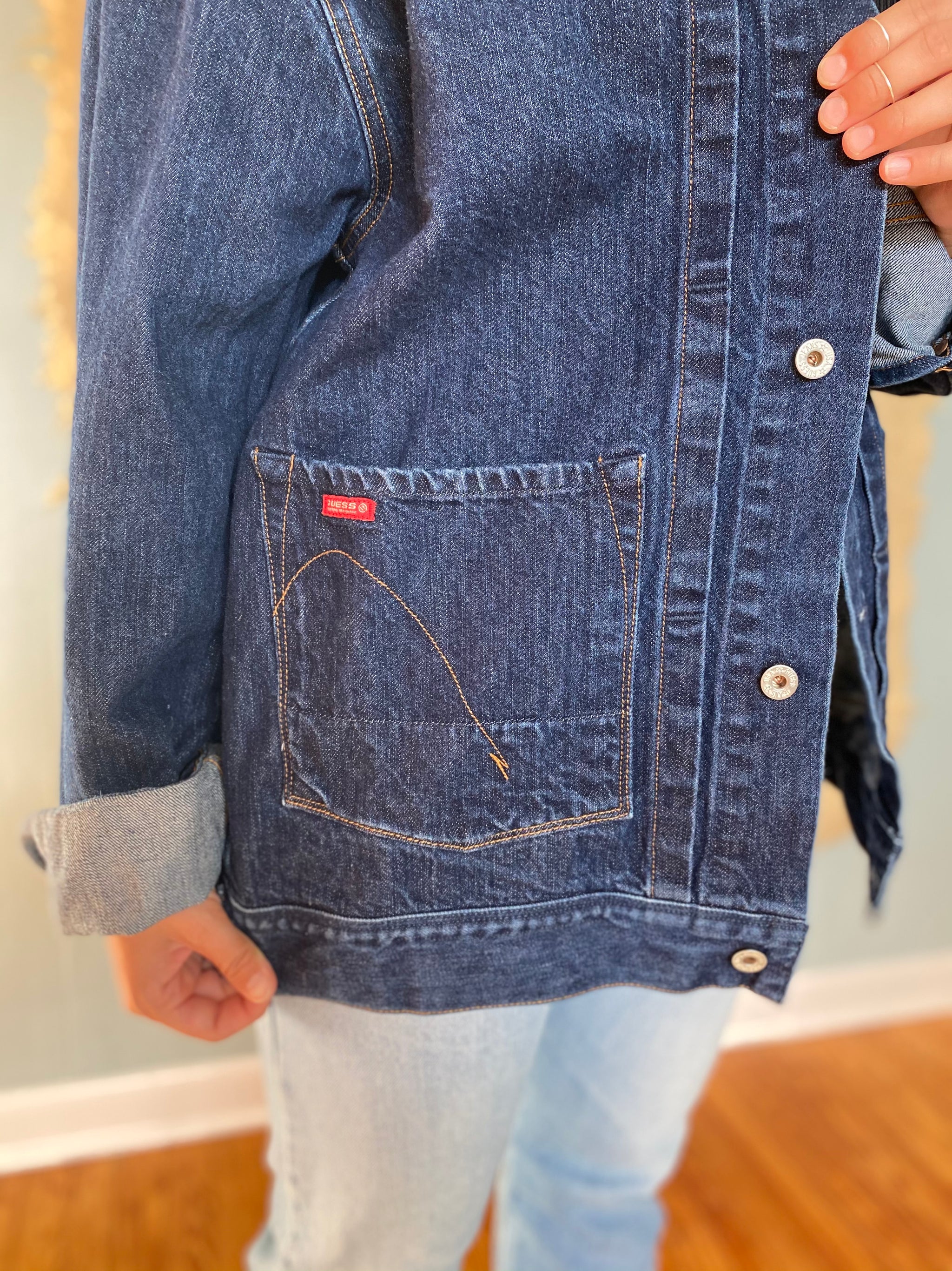 guess jeans denim jacket