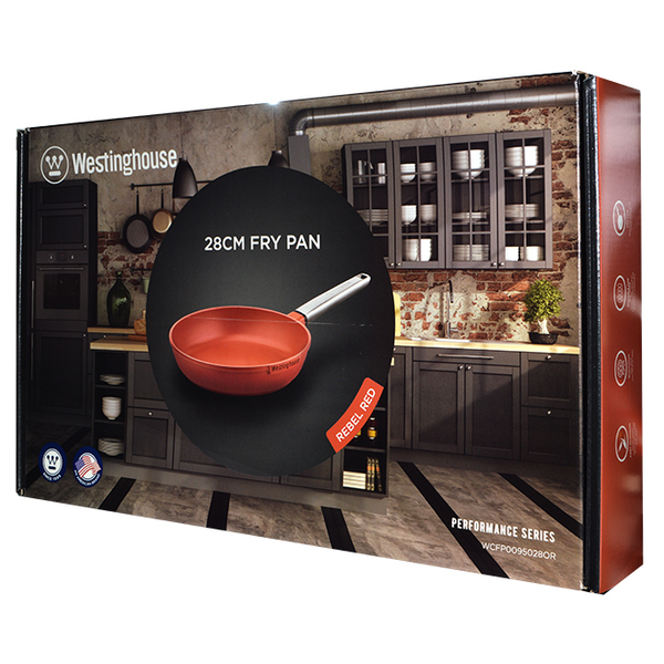 Westinghouse Large Square Frypan 2400W with Cast in Element –