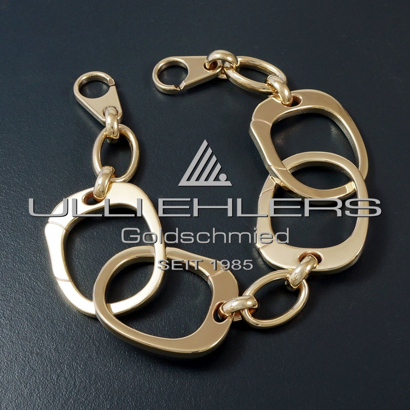 2783.1 gold keith richards handcuff bracelet