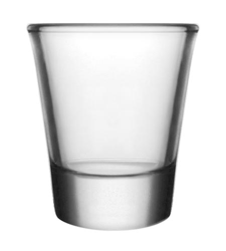 BarConic Clear Thick Base Shot Glass 1.5 oz - CASE OF 72