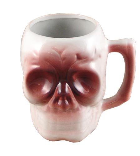 BarConic 10 oz. Skull Tiki Mug with Handle - CASE OF 24