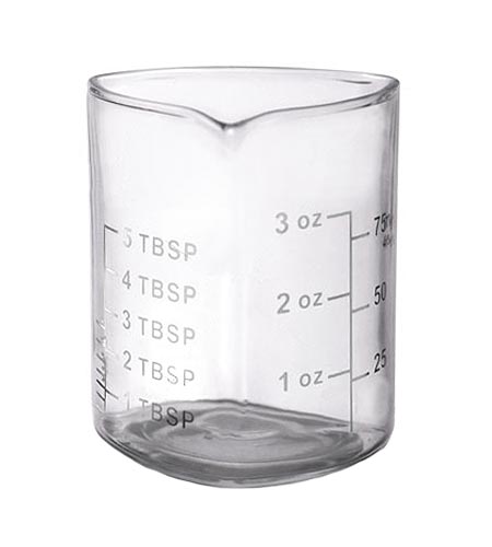 BarConic Glass Beaker Jigger - CASE OF 36