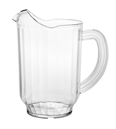 3 Way Plastic Pitcher 60 oz. - CASE OF 6