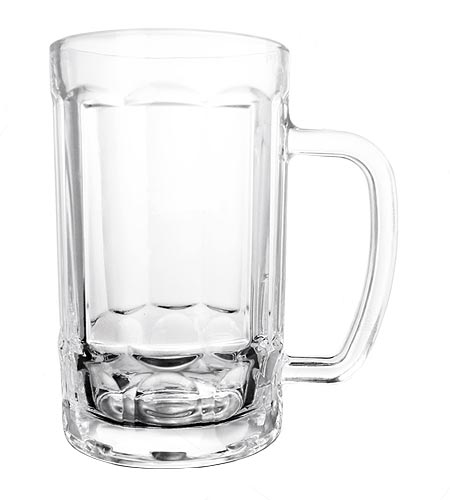 BarConic Paneled Beer Mug - 13 oz - CASE OF 24