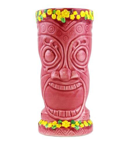 BarConic Tiki Drinkware - Pink Flower Goddess - 12 oz - CASE OF 36