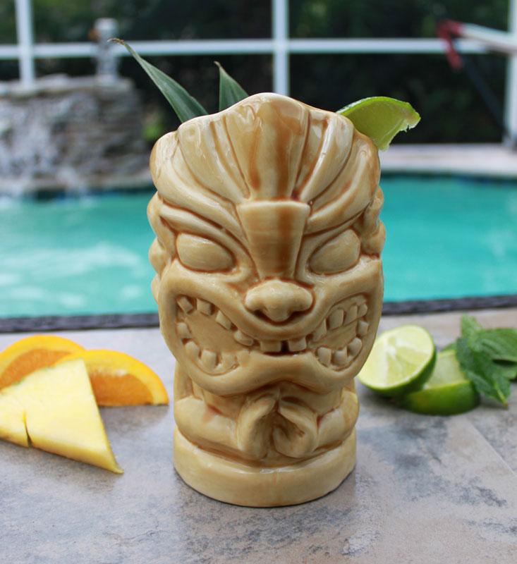 BarConic 18 oz. Tiki Hands Tiki Mug - CASE OF 24