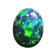 Beautiful black Opal from Lightning Ridge, NSW