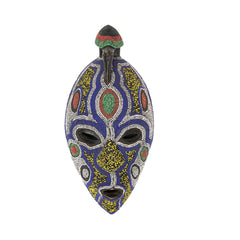 Beaded African Mask