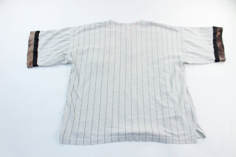 Vtg Boston Red Sox Starter Pinstripe Jersey MLB Baseball M White  Embroidered 90s