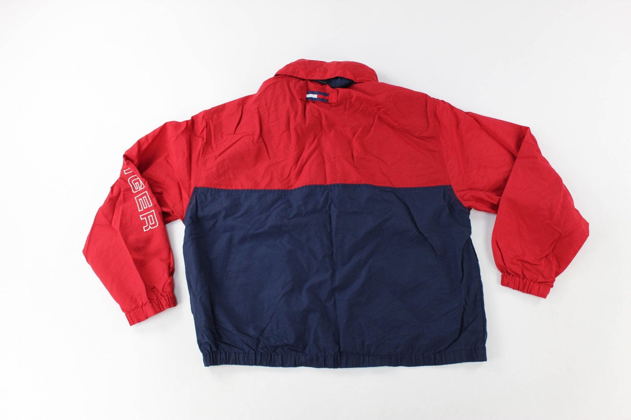 tommy hilfiger red and blue jacket