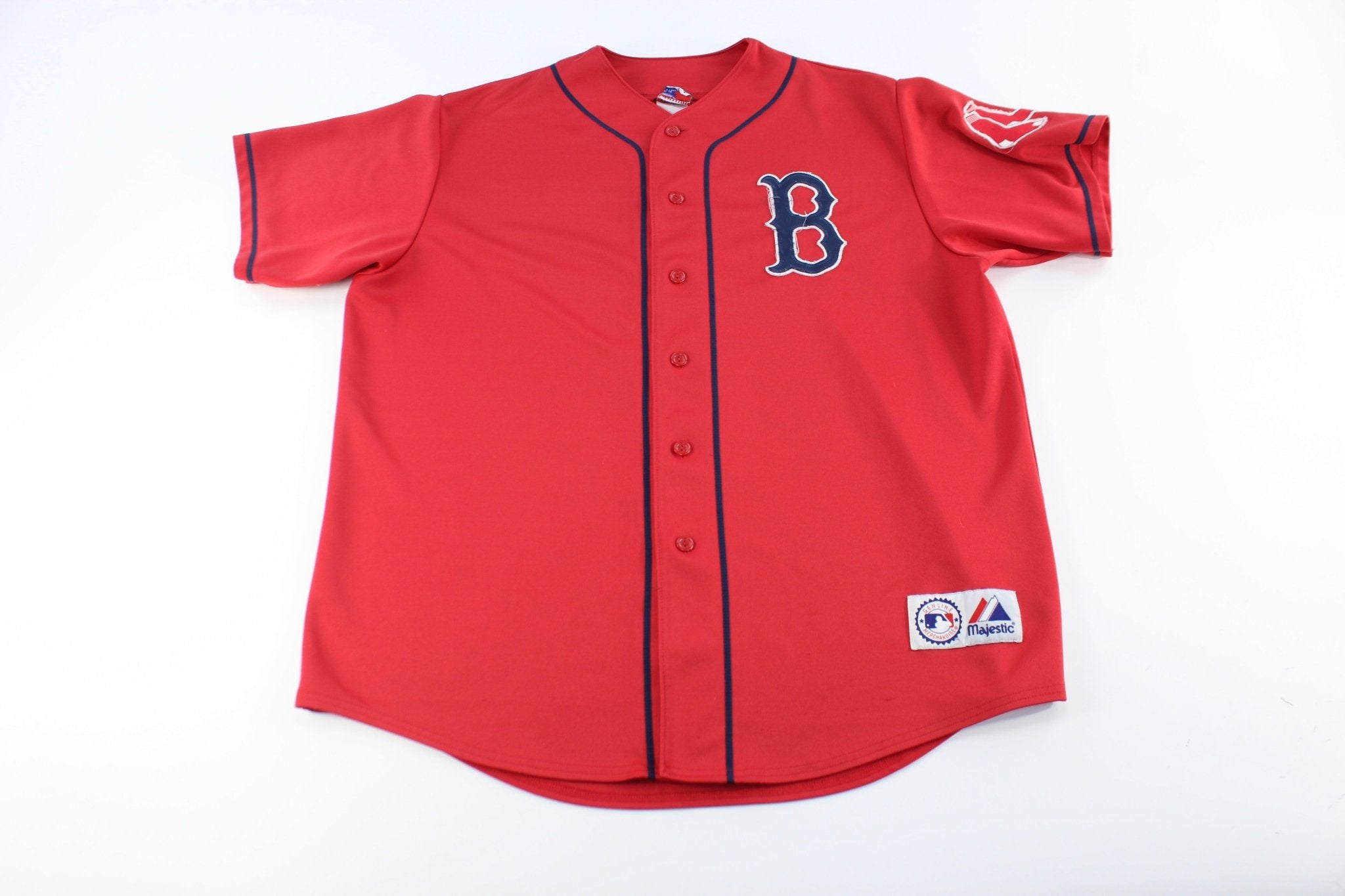 Majestic Boston Red Sox Baseball Jersey – ThriftedThreads.com