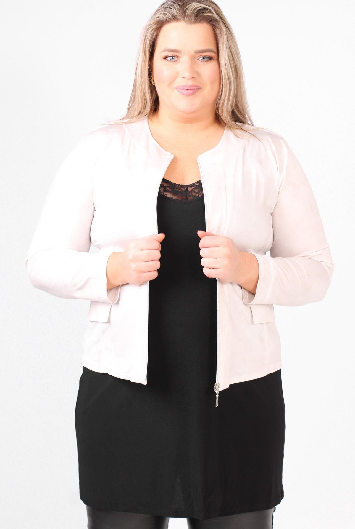 Magna Jacket Red, Plus Size Clothing