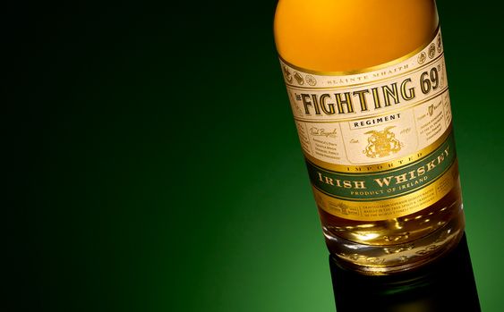 Fighting 69th Irish Whiskey Bottle