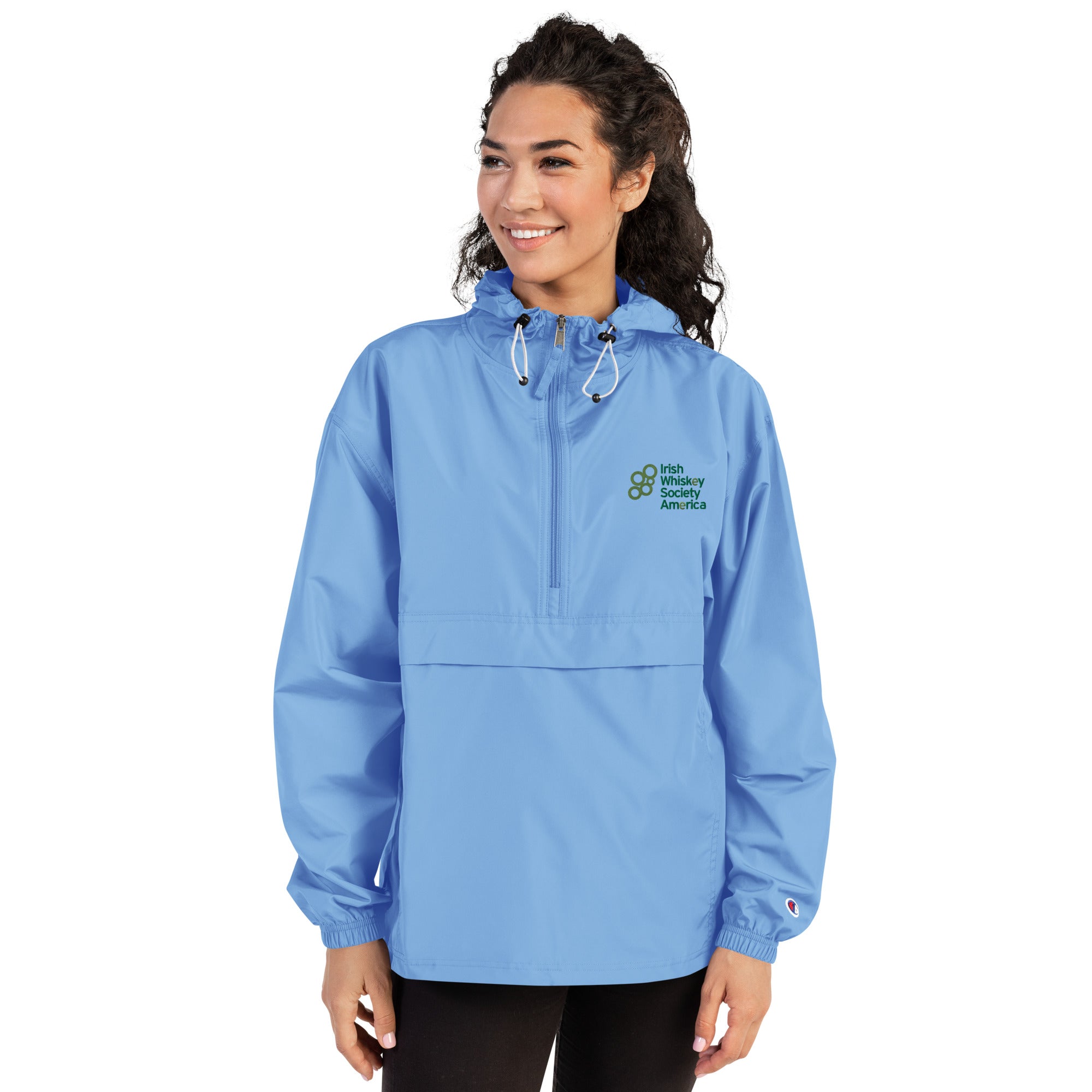 Image of Embroidered Champion Packable Jacket-Unisex