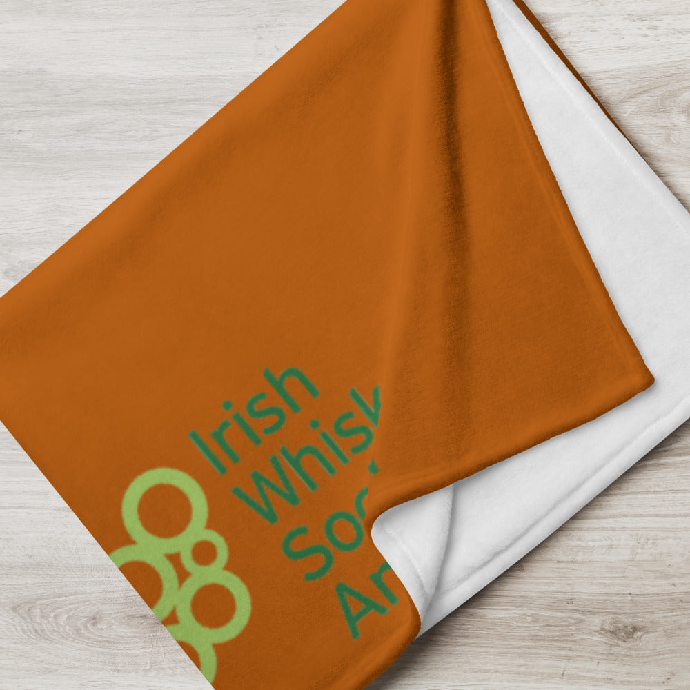 Image of IWSA Logo - Copper Throw Blanket