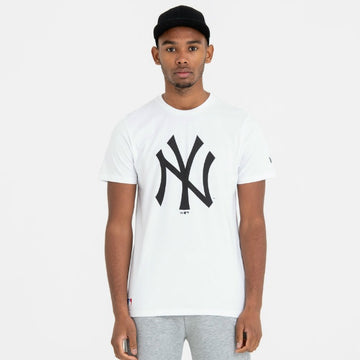 T-shirts New Era New York Yankees Logo Infill White T-Shirt White