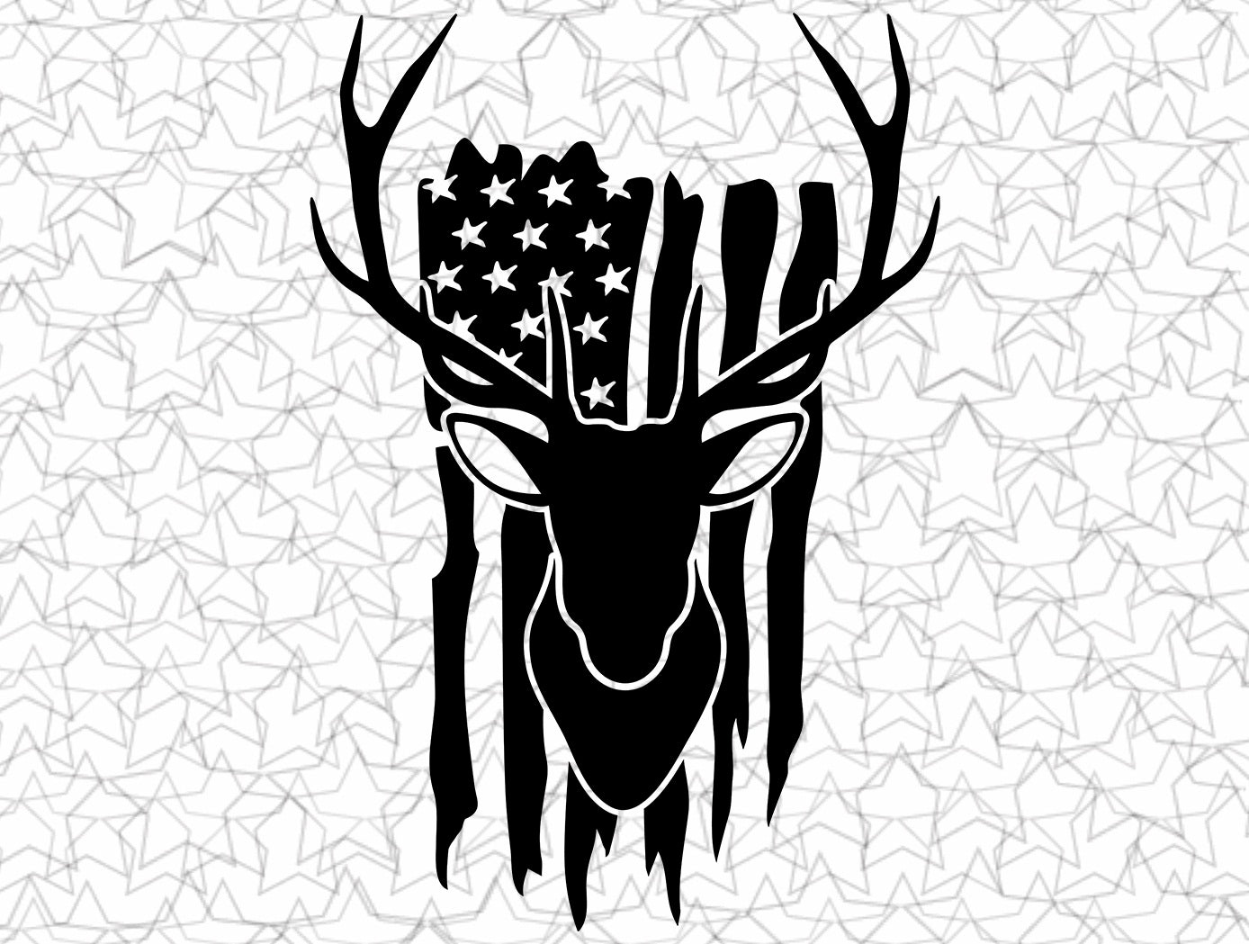 rebel flag deer tattoo