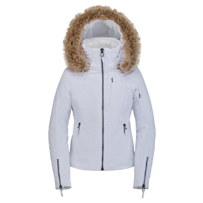 Spyder Women's Pinnacle GTX Infinium Jacket White 8 – PROOZY