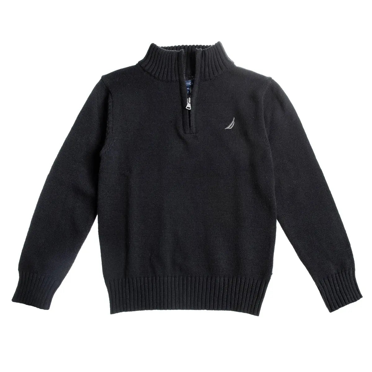 Image of Nautica Boy's 1/2 Zip Key Solid Sweater