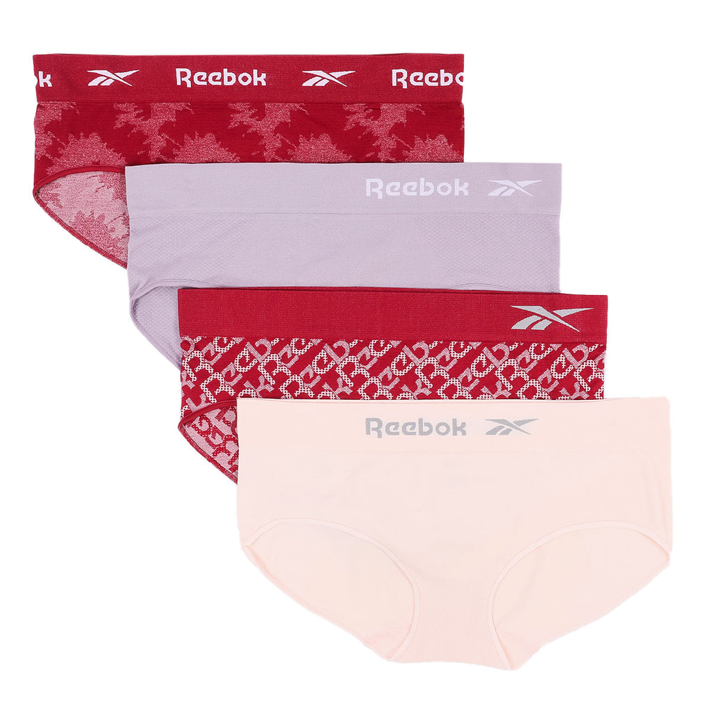 Reebok Women's Seamless Hipster Underwear 4-Pack – PROOZY
