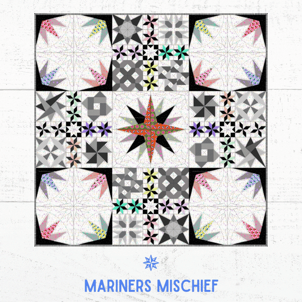Mariners Mischief Block of the Month - Sampler Quilt - Craftapalooza Designs