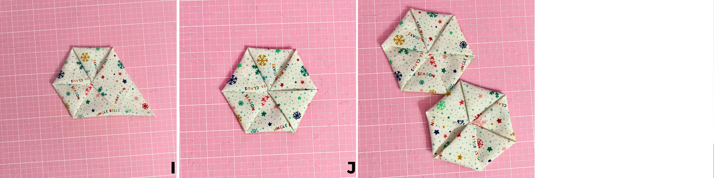 How-to sew a folded hexagon - Craftapalooza Designs