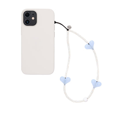 Snow Candy Love Heart Wristlet Phone Strap – String Ting London