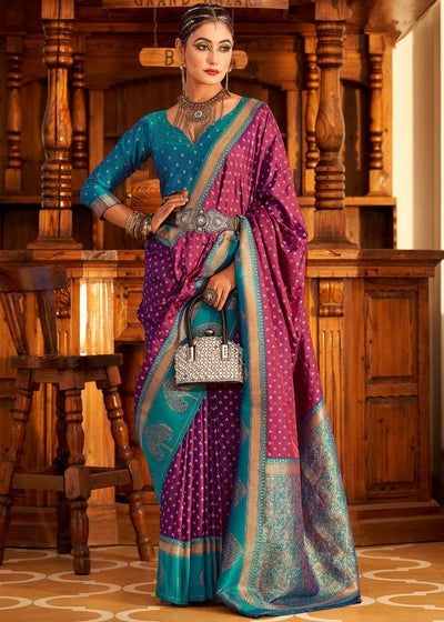 Beautiful banarasi saree blouse designs for silk sarees - YouTube