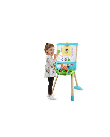 Buddy N Buddies Tabletop Easel for Kids - Art Easel for Toddler - Kids Easel Chalkboard White Board for Kids - Dry Erase Easel for Kids - Portable