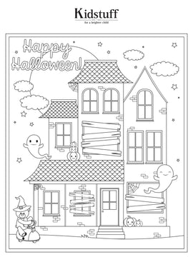 Kidstuff - Halloween Colouring Sheet