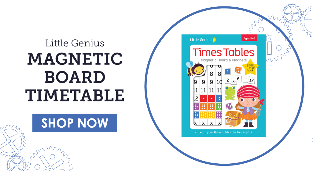 Kidstuff | Math Education Toys | Little Genius Magnetic Board Timetable