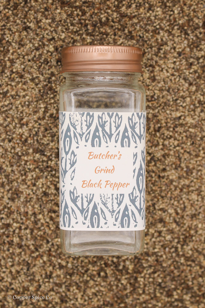 Etched Glass Spice Jar with Black Cap - Popcorn Seasoning — Dell Cove Spices  & More Co.