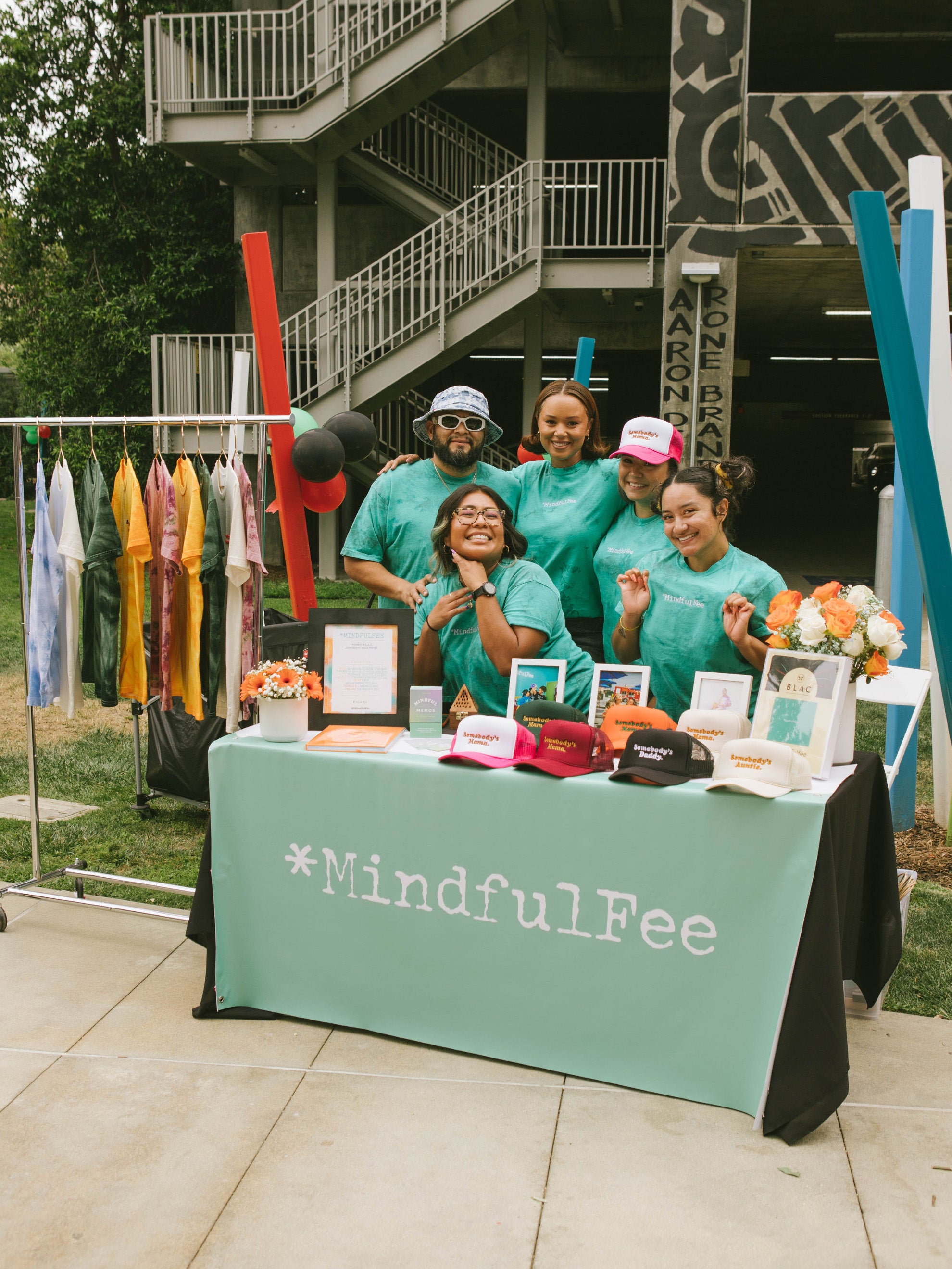 MindfulFee team at Honest B.L.O.C.C. party