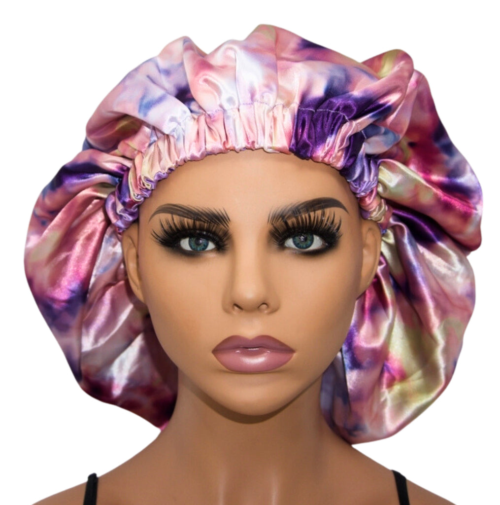 Blue Tie Dye LV Bonnet | Kiss&TellNailbyCiera