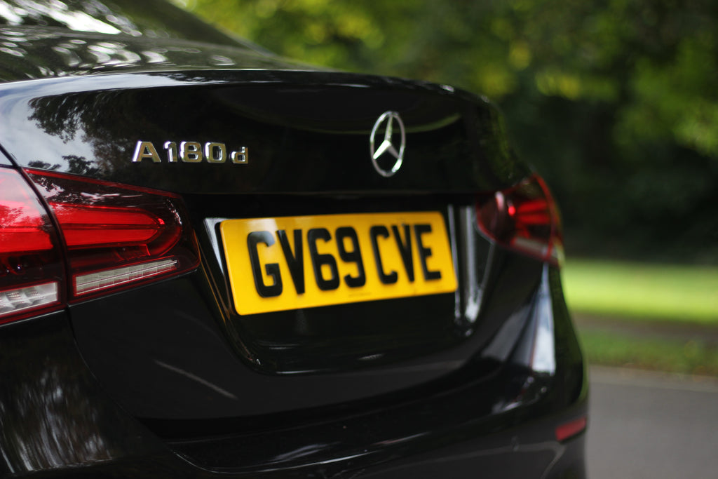 Rear 4D Number Plates 