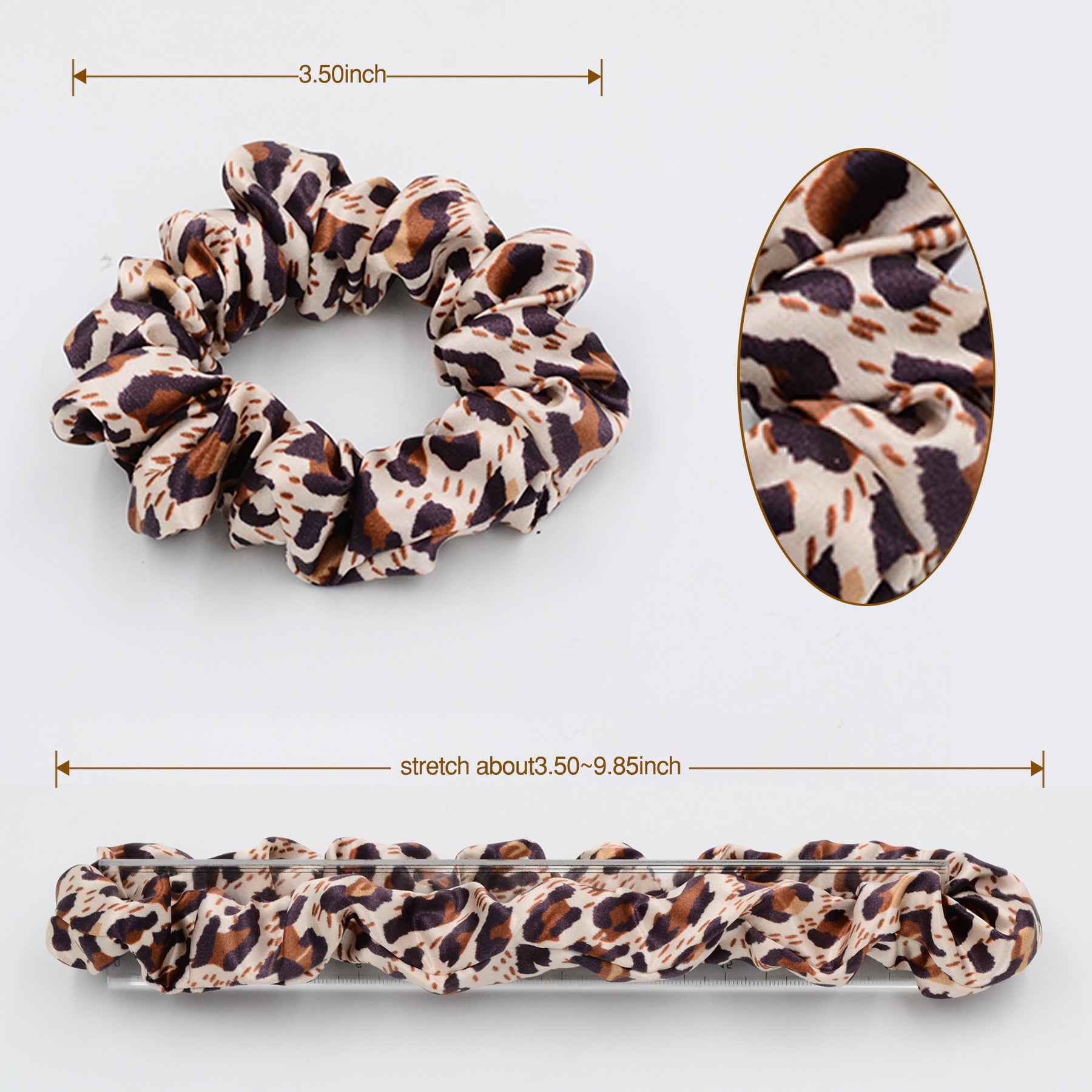 Silk Scrunchie in Leopard – Sun Soul Sisters