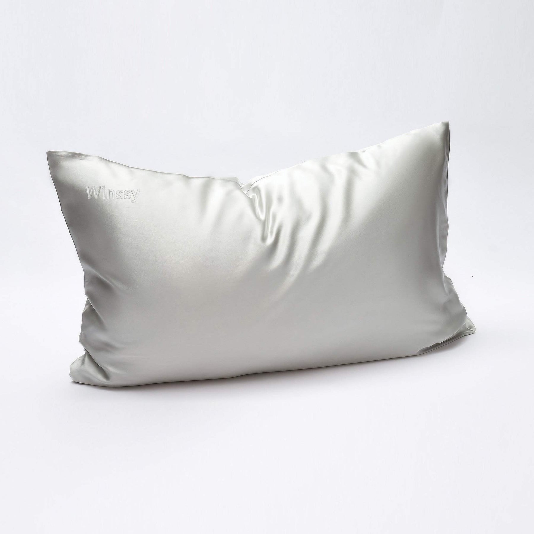 Silk Pillowcase - Silver Grey - Mildlyhome