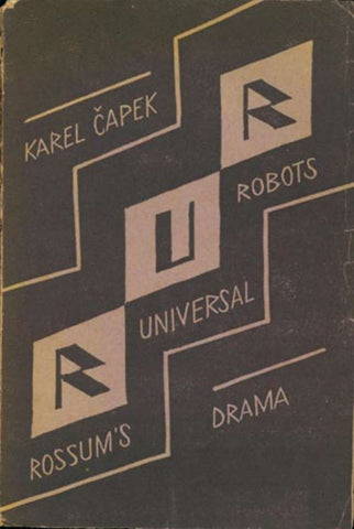 RUR original 1920 book cover
