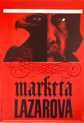 Original Czech movie poster for Marketa Lazarova