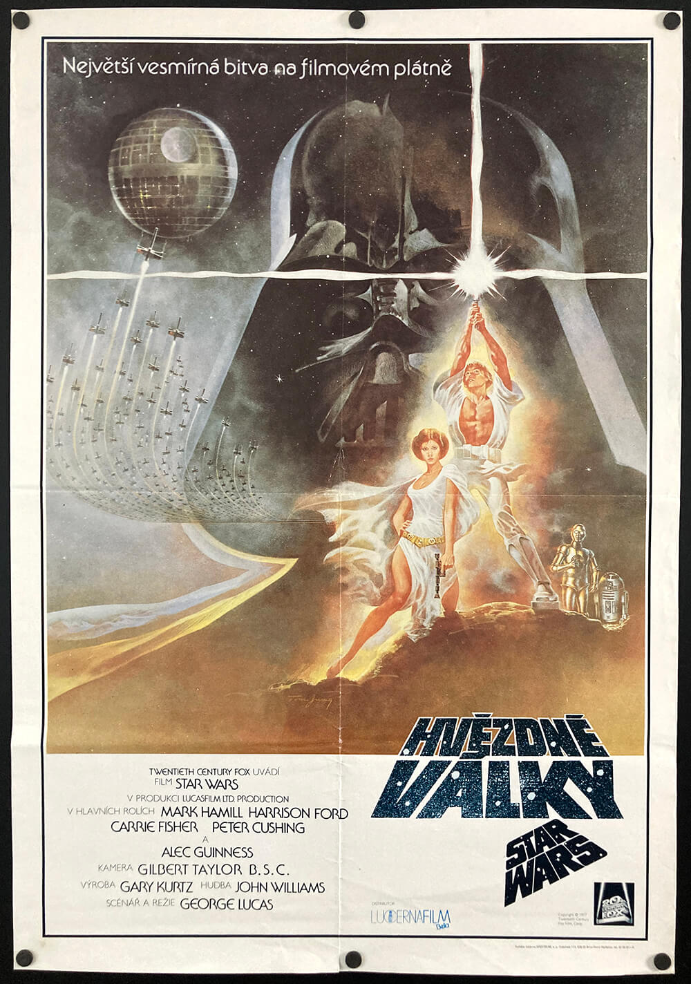 Star Wars: Episode IV A New Hope | Original Czech Poster – Czech Film Poster Gallery