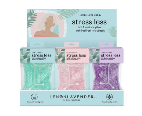 Lemon Lavender Stress Less Hot & Cold Spa Pillow 3 Colours Phoenix Nationale