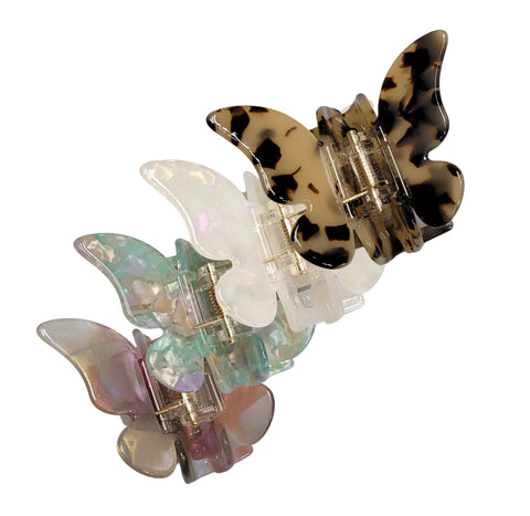 Marbled Butterfly Claw Hair Clip 4 Colours | Phoenix Nationale