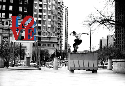 Josh Kalis Love Park by Mike Blabac