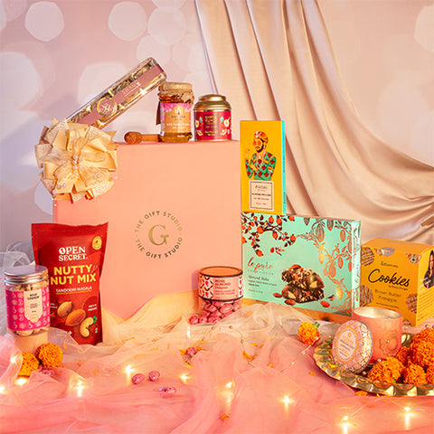 Dry fruits and cookies Diwali Hamper