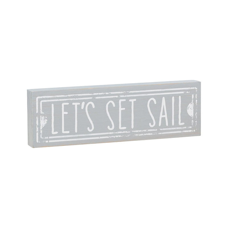 Set Sail Block Sign