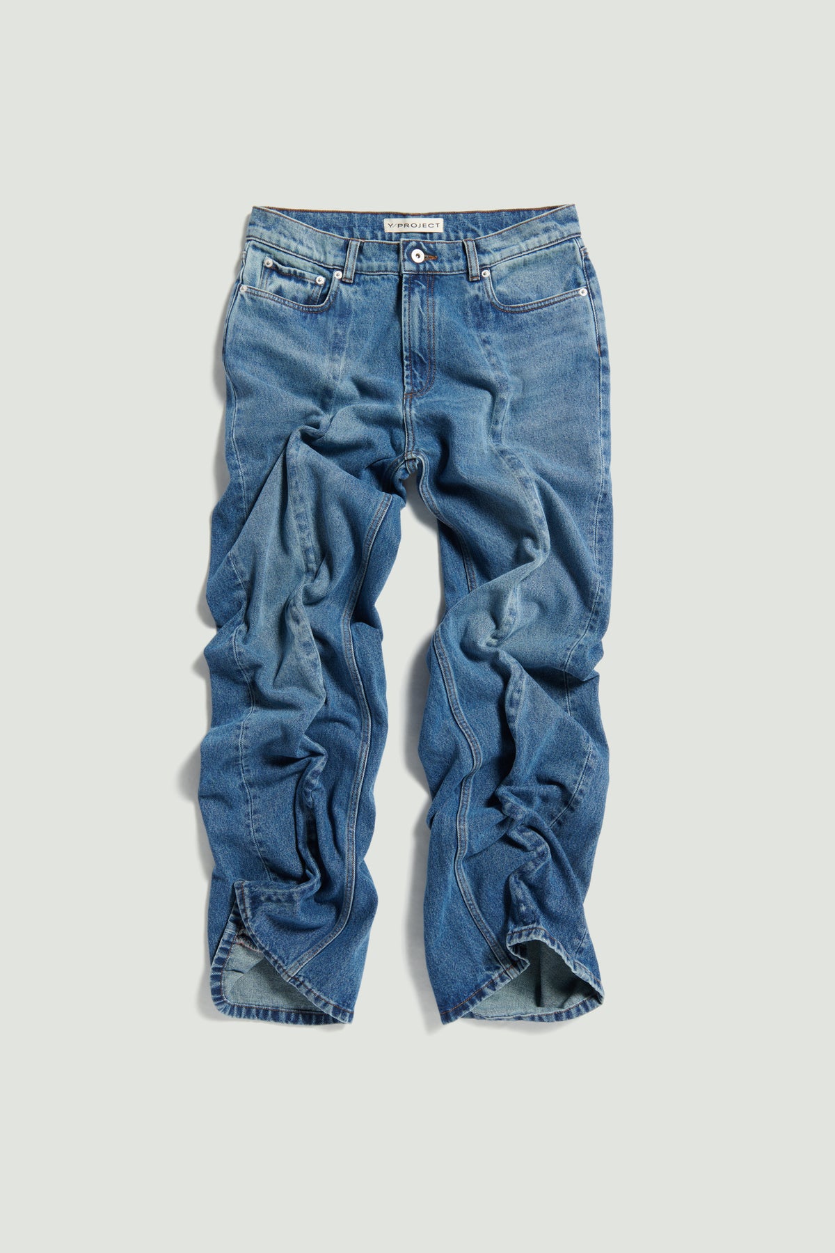 ファッションY/PROJECT 20AW TWISTED DENIM PANTS