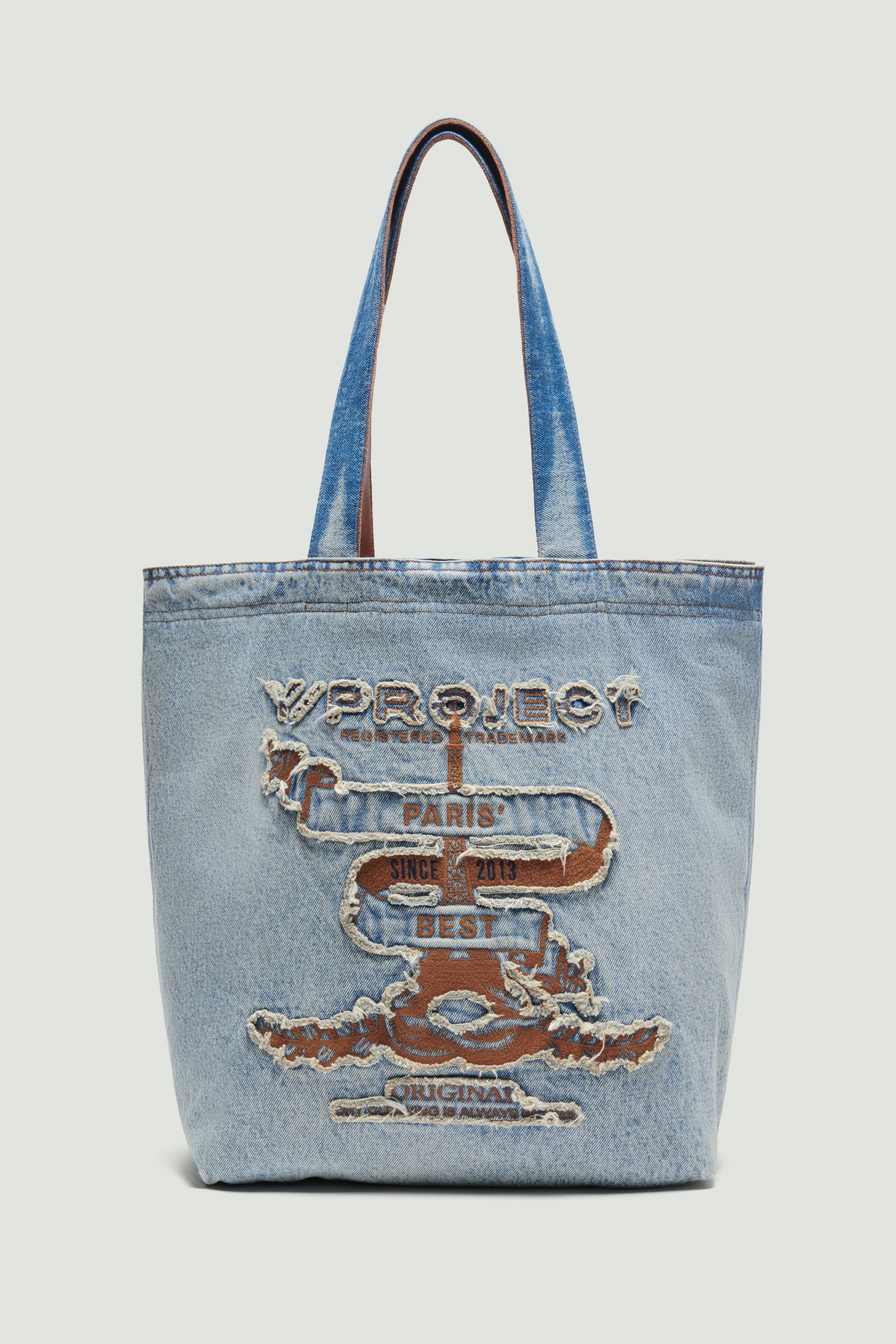 Paris' Best Tote Bag Vintage Ice Blue