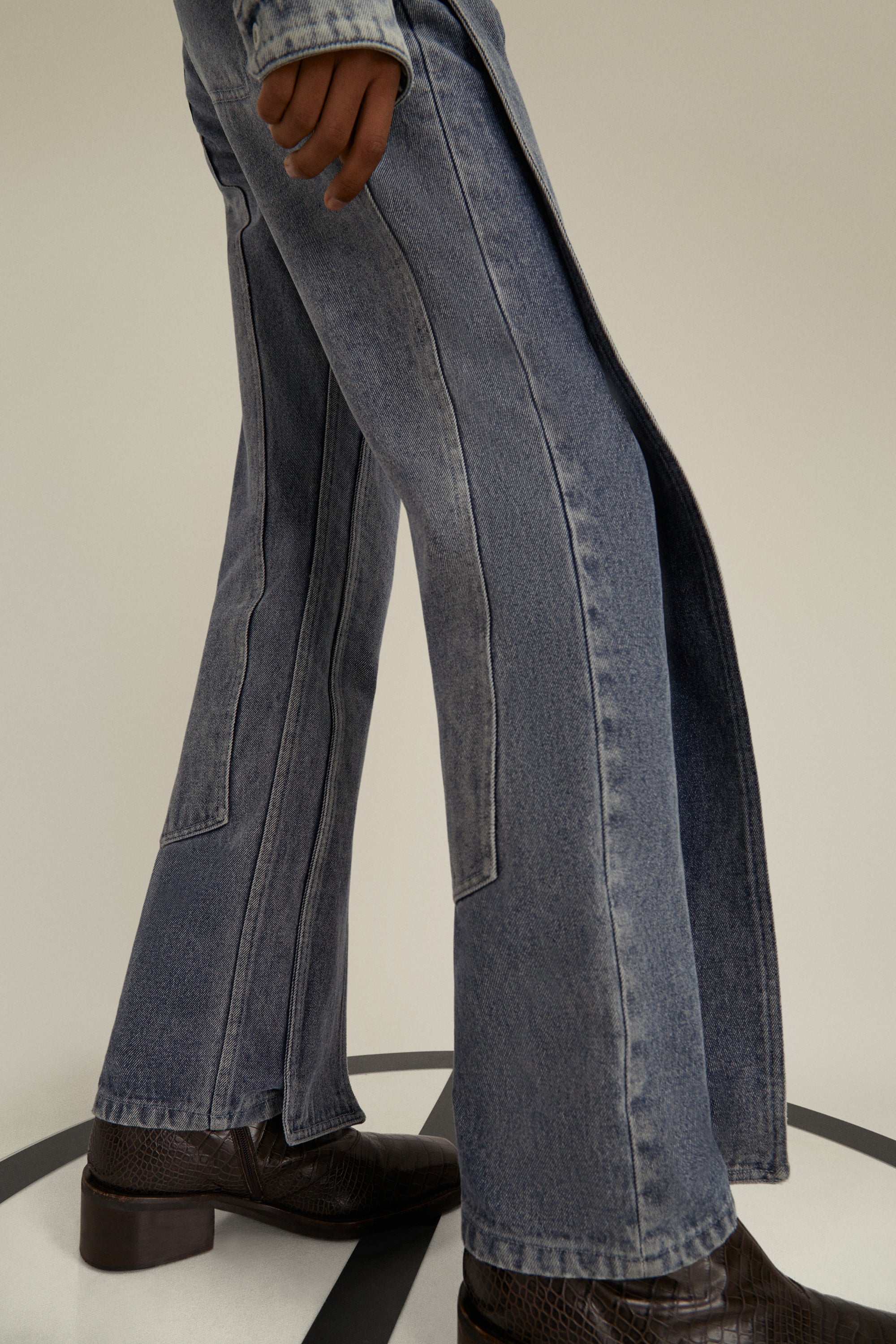 Y/project 21aw Panel Jeans(パネルジーンズ)-