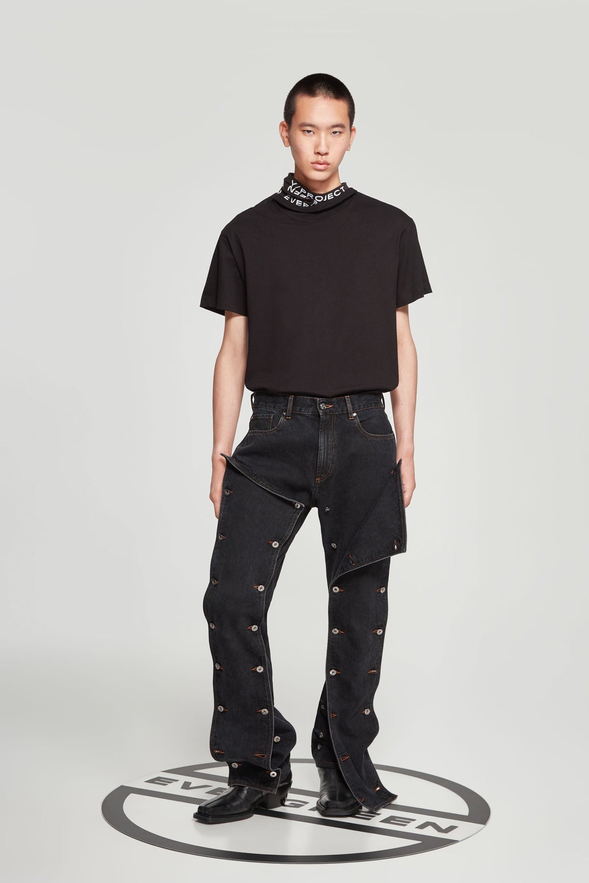 Y/PROJECT Double waistband jeans ( waist 33cm) 