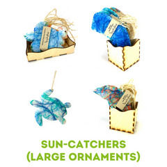 Suncatcher Ornament Product Line Upcycle Hawaii 